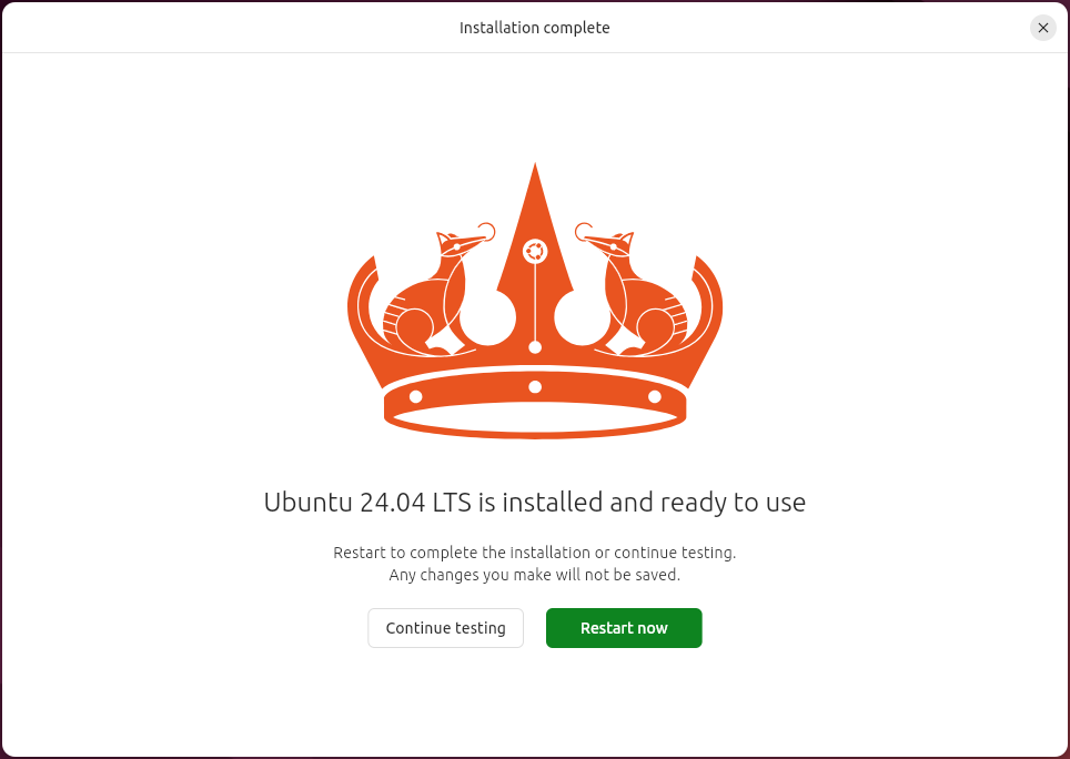 Ubuntu-2404LTS_RestartAfterInstallation