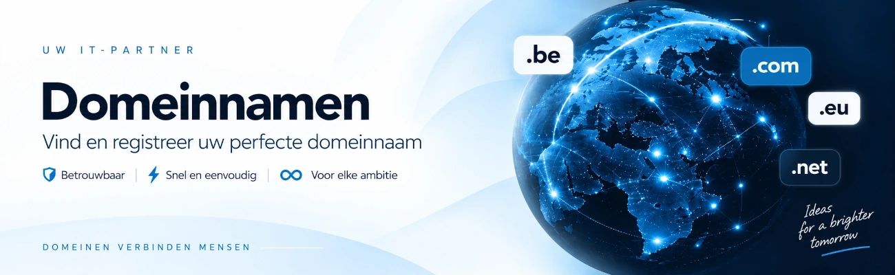 Registreer direct uw domeinnaam