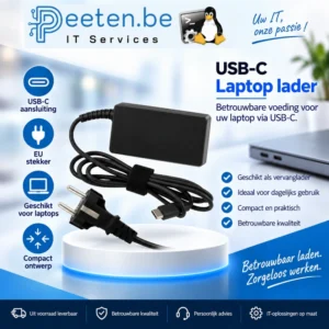 Lenovo / HP USB-C Laptop Lader 65Watt